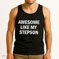 Awesome Like My Stepson Tank Top thumb 3