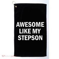 Awesome Like My Stepson Golf Towel thumb 0