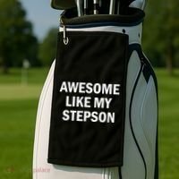 Awesome Like My Stepson Golf Towel thumb 2