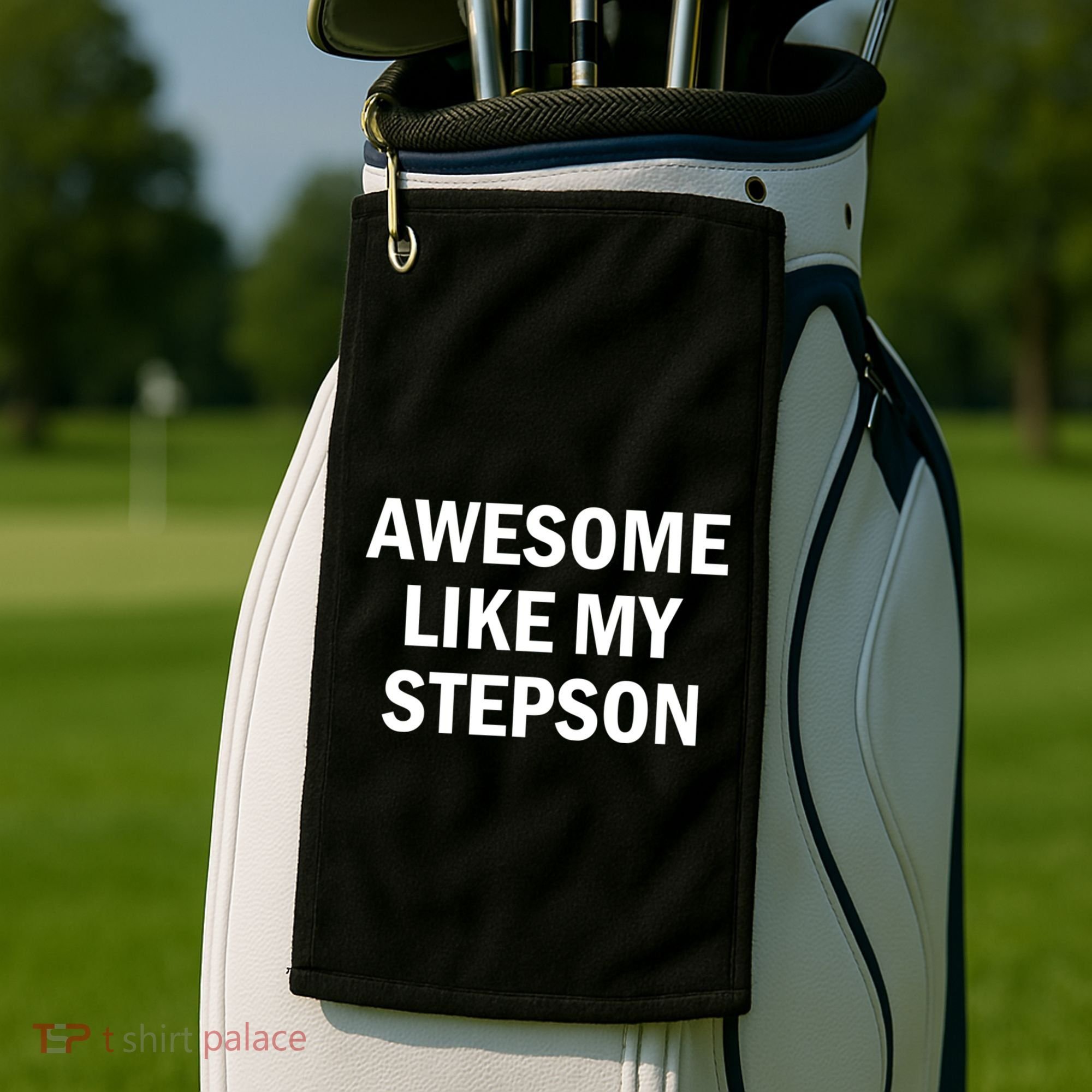Awesome Like My Stepson Golf Towel