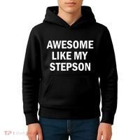 Awesome Like My Stepson Kids Hoodie thumb 4