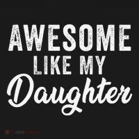 Awesome Like My Daughter Man Funny Fathers Day Dad Ornament thumb 1