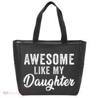 Awesome Like My Daughter Man Funny Fathers Day Dad Tote Bag thumb 0
