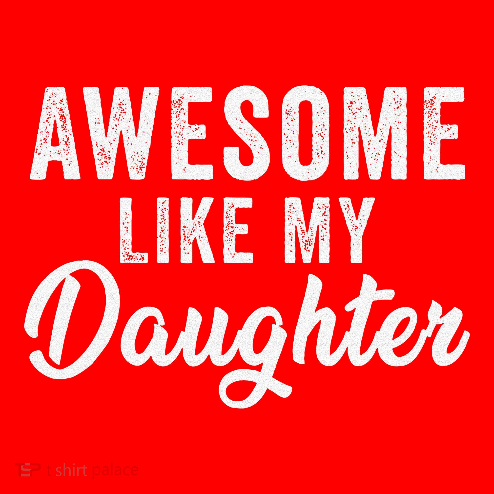 Awesome Like My Daughter Man Funny Fathers Day Dad Santa Hat