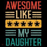 Awesome Like My Daughter Fathers Day Retro Dad Papa Dada Coffee Mug thumb 5
