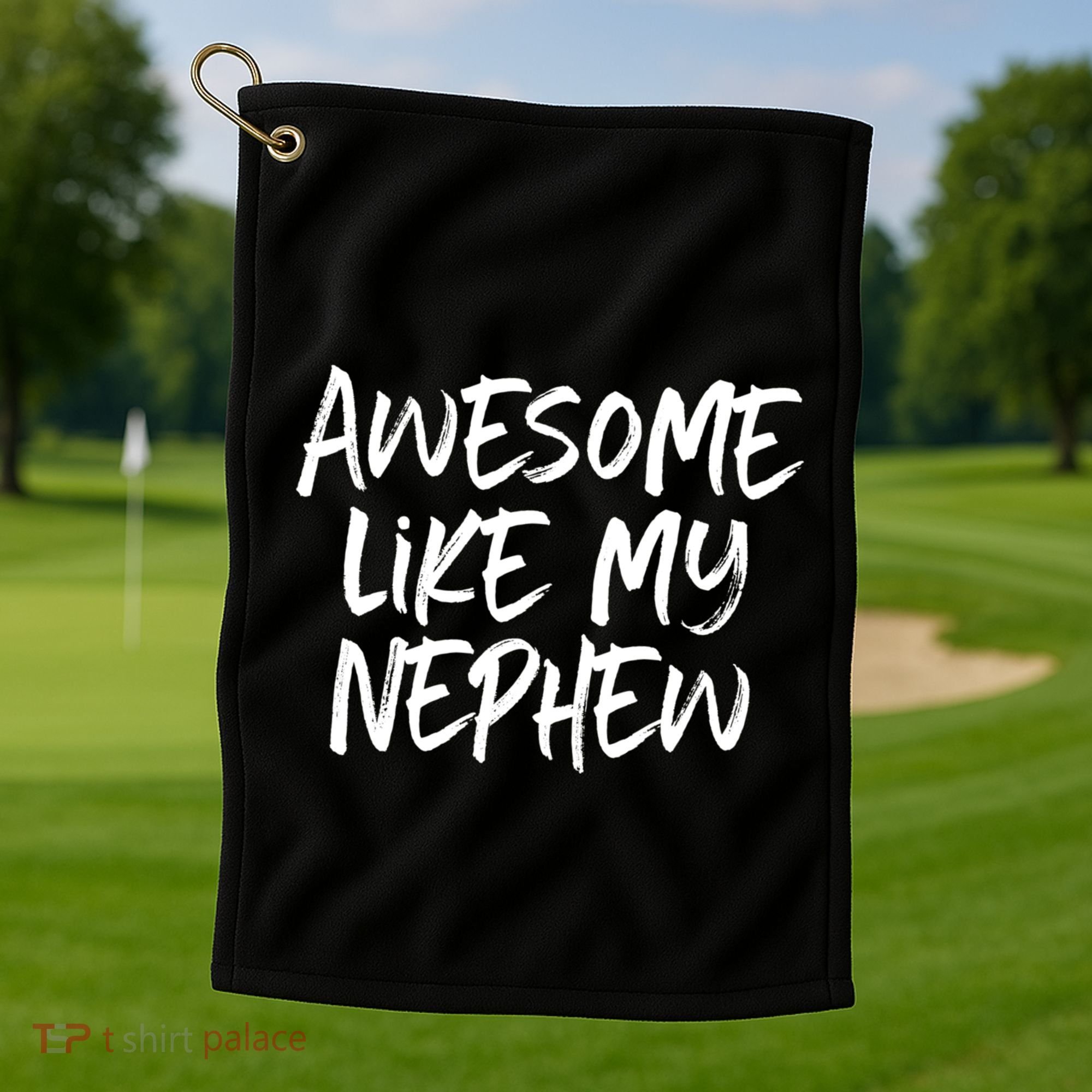 Awesome Like My Nephew Aunt Uncle Cool Golf Towel