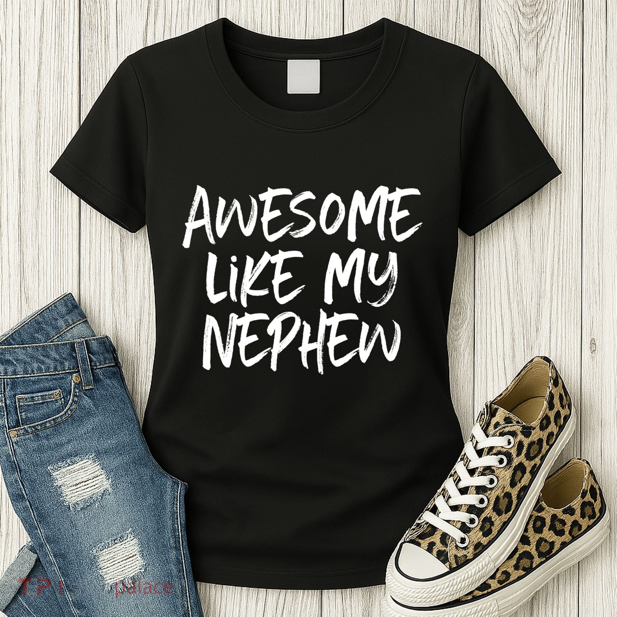 Awesome Like My Nephew Aunt Uncle Cool Women's T-Shirt