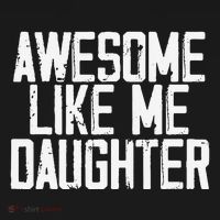 Awesome Like My Daughter Mom Dad MotherS Day FatherS Day Apron thumb 3