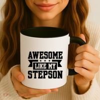 Awesome Like My Stepson Bonus Dad Gift Coffee Mug thumb 3