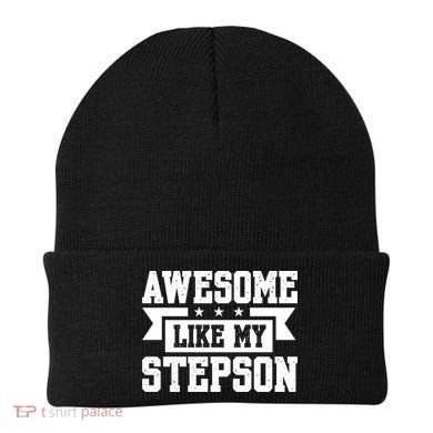 Awesome Like My Stepson Bonus Dad Gift Beanie