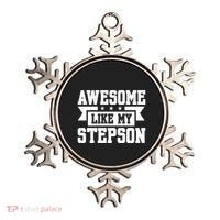 Awesome Like My Stepson Bonus Dad Gift Ornament thumb 0