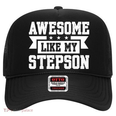 Awesome Like My Stepson Bonus Dad Gift Hat