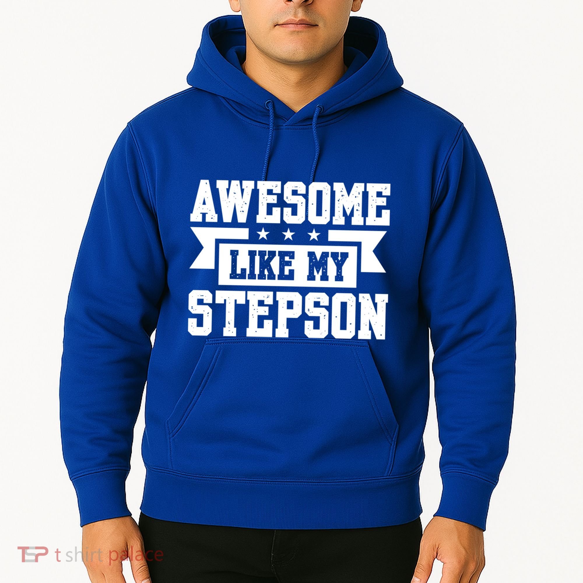 Awesome Like My Stepson Bonus Dad Gift Hoodie