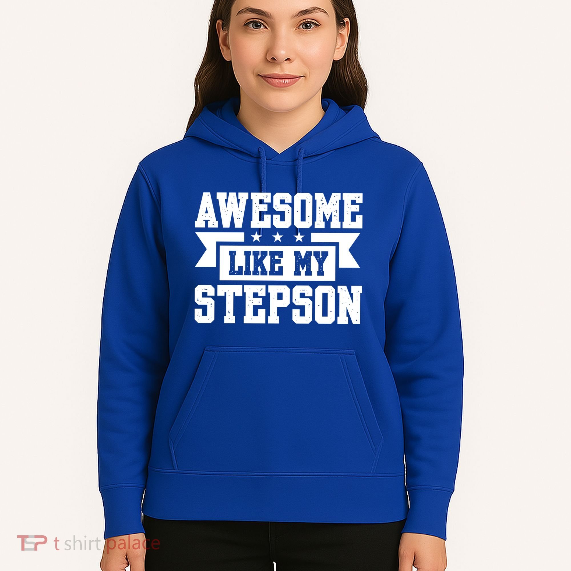 Awesome Like My Stepson Bonus Dad Gift Hoodie