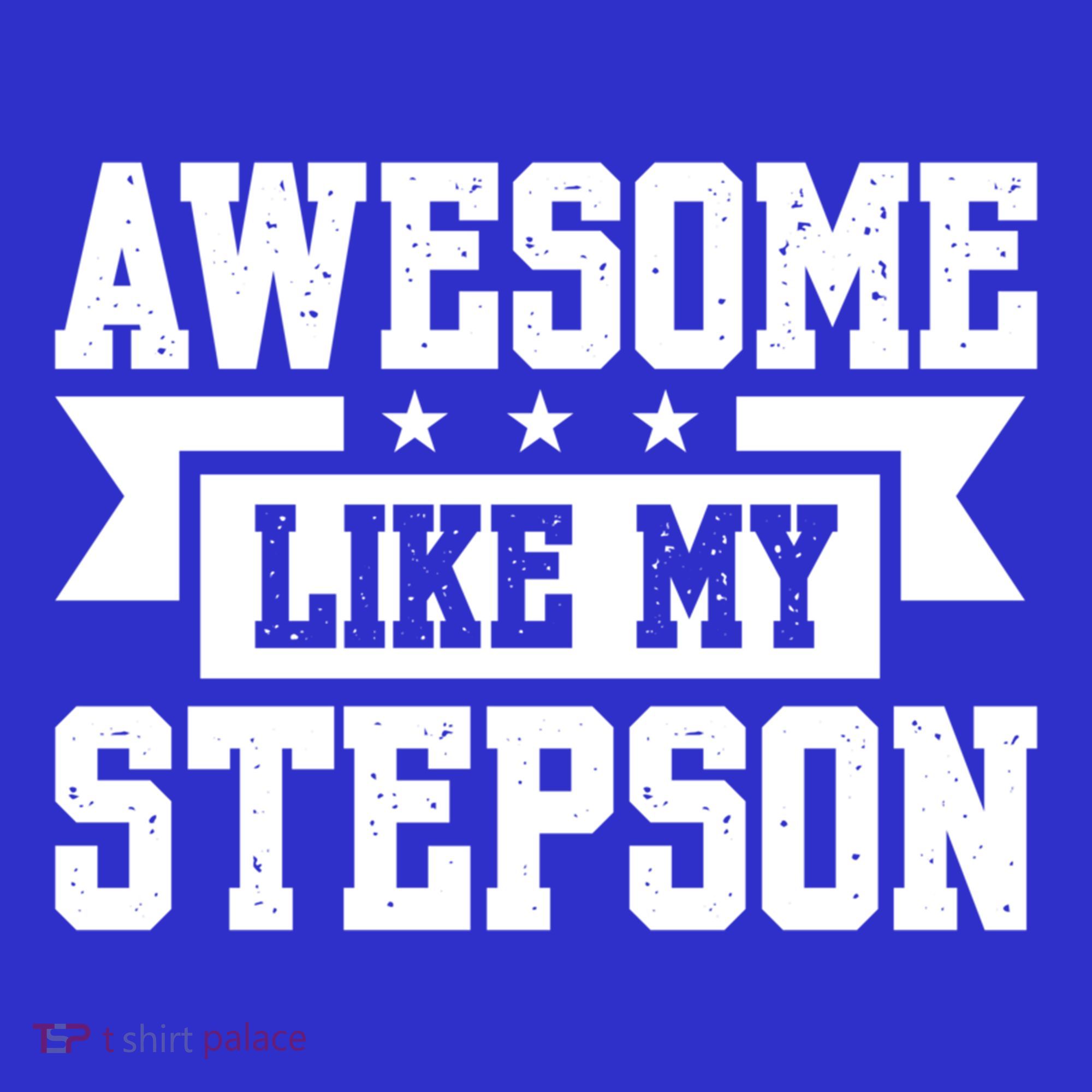 Awesome Like My Stepson Bonus Dad Gift Hoodie