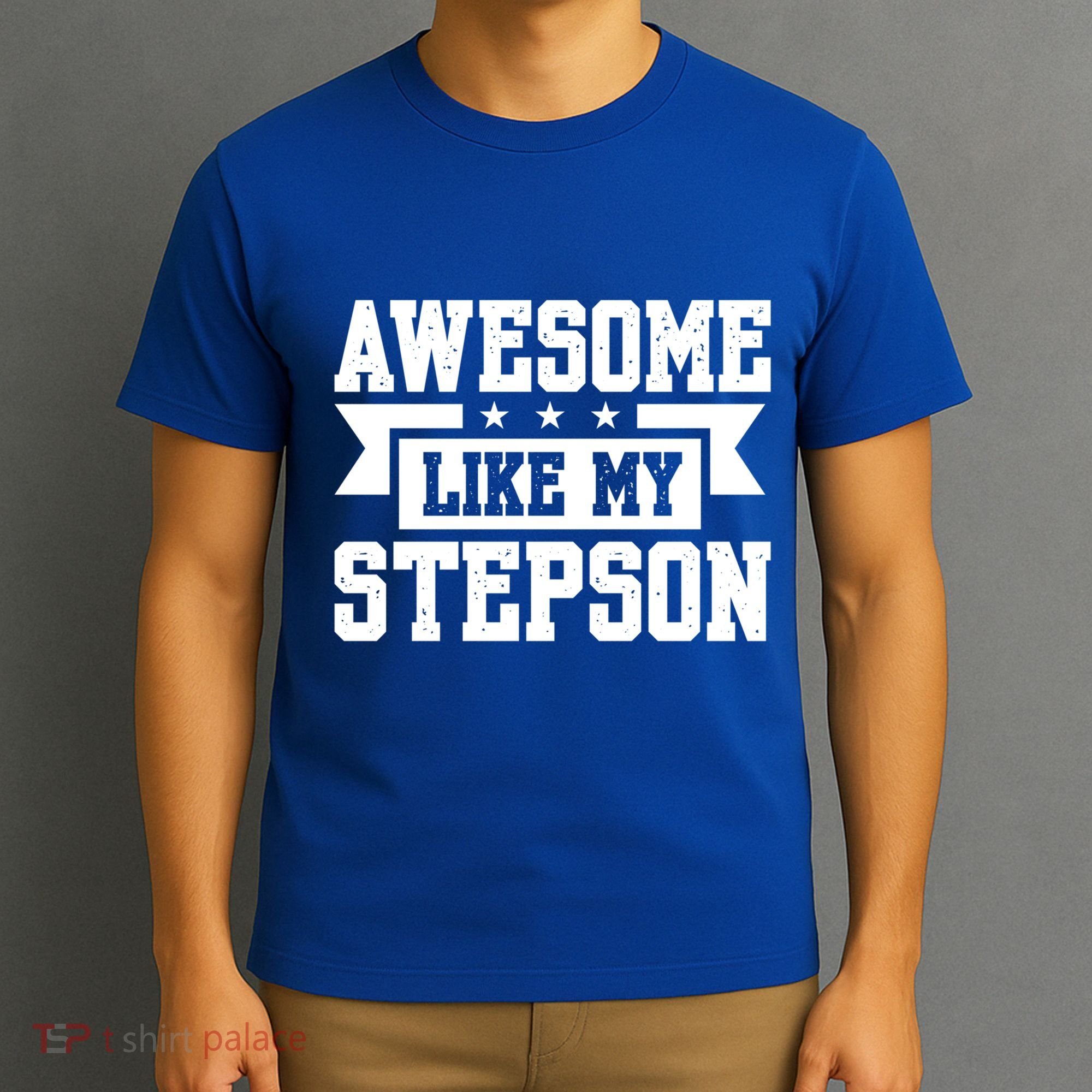 Awesome Like My Stepson Bonus Dad Gift T-Shirt