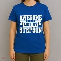 Awesome Like My Stepson Bonus Dad Gift T-Shirt thumb 4
