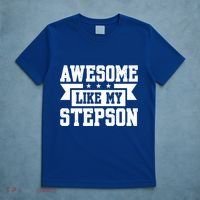 Awesome Like My Stepson Bonus Dad Gift T-Shirt thumb 5