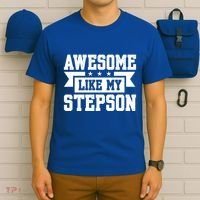 Awesome Like My Stepson Bonus Dad Gift T-Shirt thumb 6