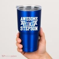 Awesome Like My Stepson Bonus Dad Gift Tumbler thumb 2