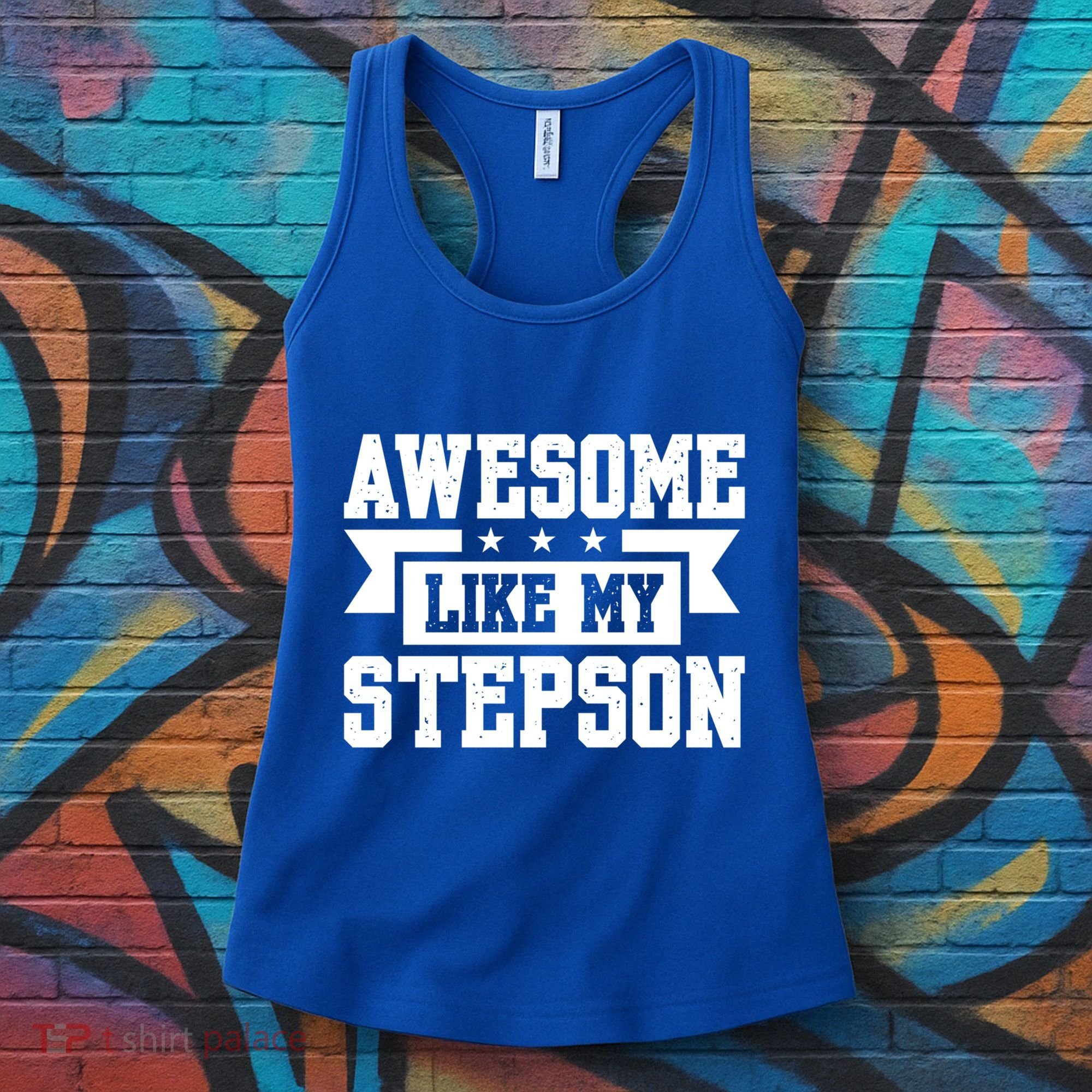 Awesome Like My Stepson Bonus Dad Gift Women's Tank Top