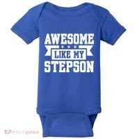Awesome Like My Stepson Bonus Dad Gift Baby Bodysuit thumb 0