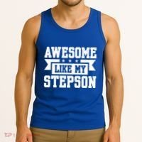 Awesome Like My Stepson Bonus Dad Gift Tank Top thumb 3