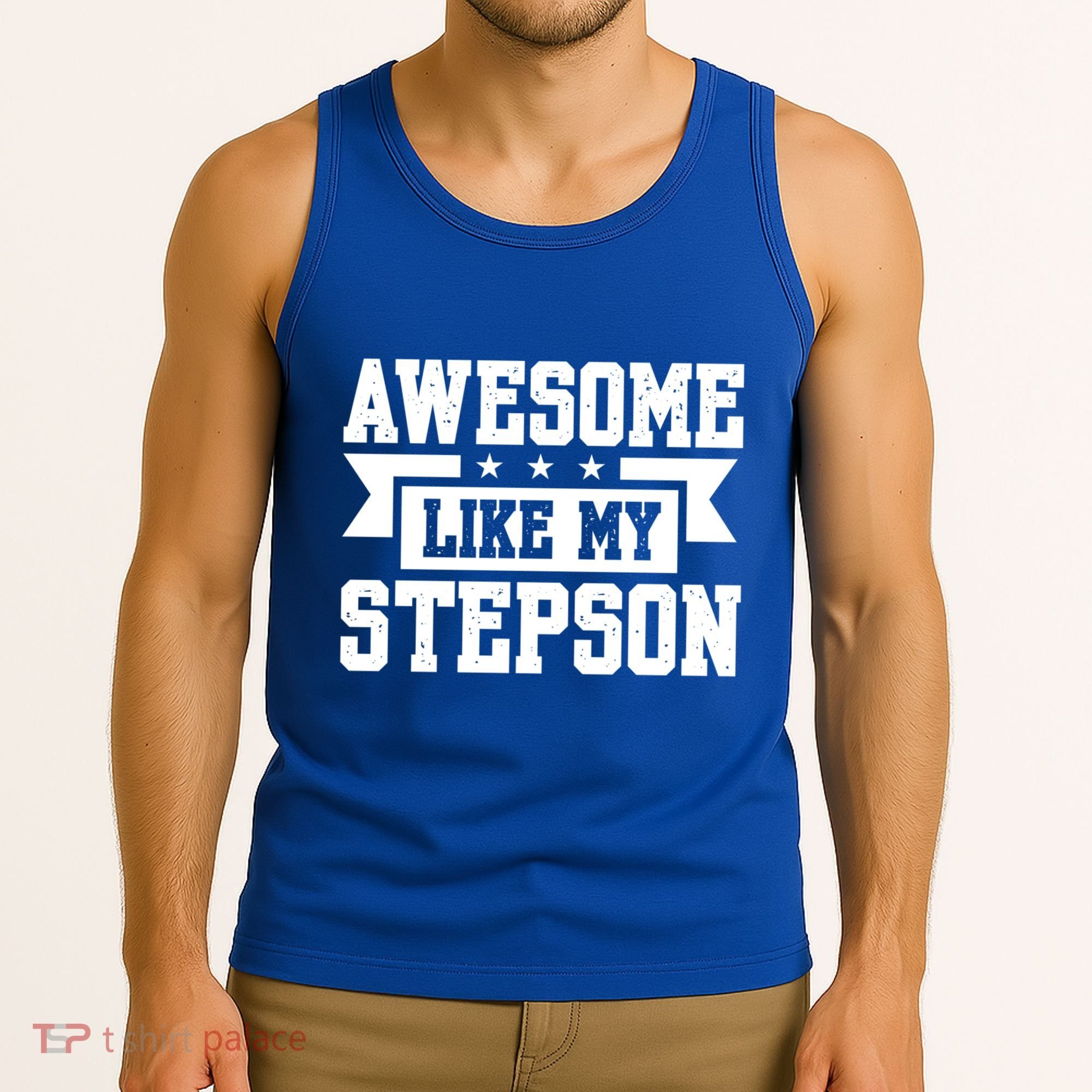 Awesome Like My Stepson Bonus Dad Gift Tank Top