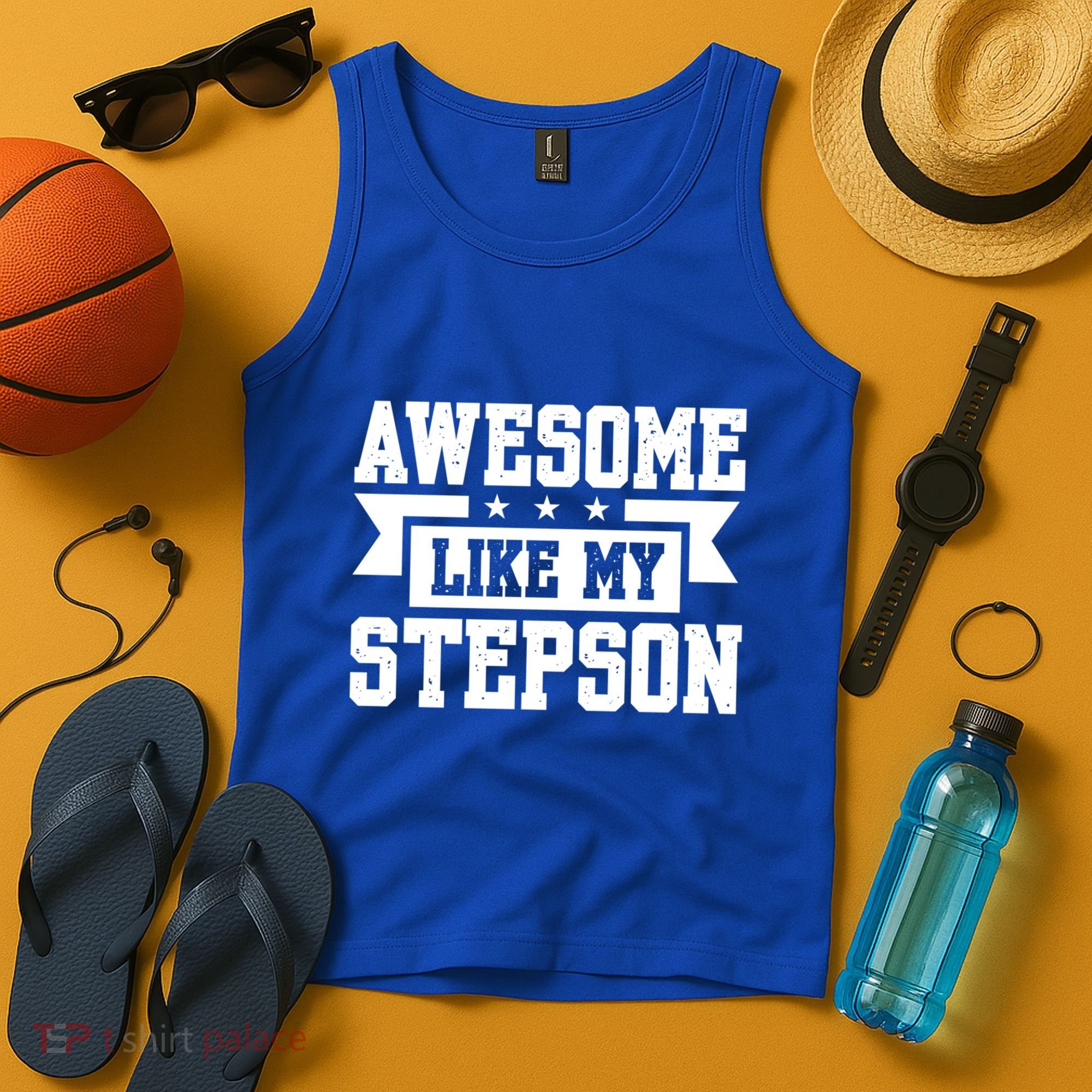 Awesome Like My Stepson Bonus Dad Gift Tank Top