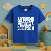 Awesome Like My Stepson Bonus Dad Gift Toddler T-Shirt thumb 3