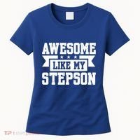 Awesome Like My Stepson Bonus Dad Gift Women's T-Shirt thumb 0