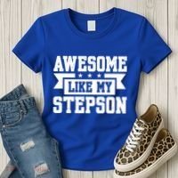 Awesome Like My Stepson Bonus Dad Gift Women's T-Shirt thumb 3