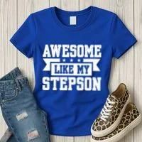Awesome Like My Stepson Bonus Dad Gift Women's T-Shirt thumb 3