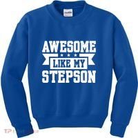 Awesome Like My Stepson Bonus Dad Gift Kids Sweatshirt thumb 0