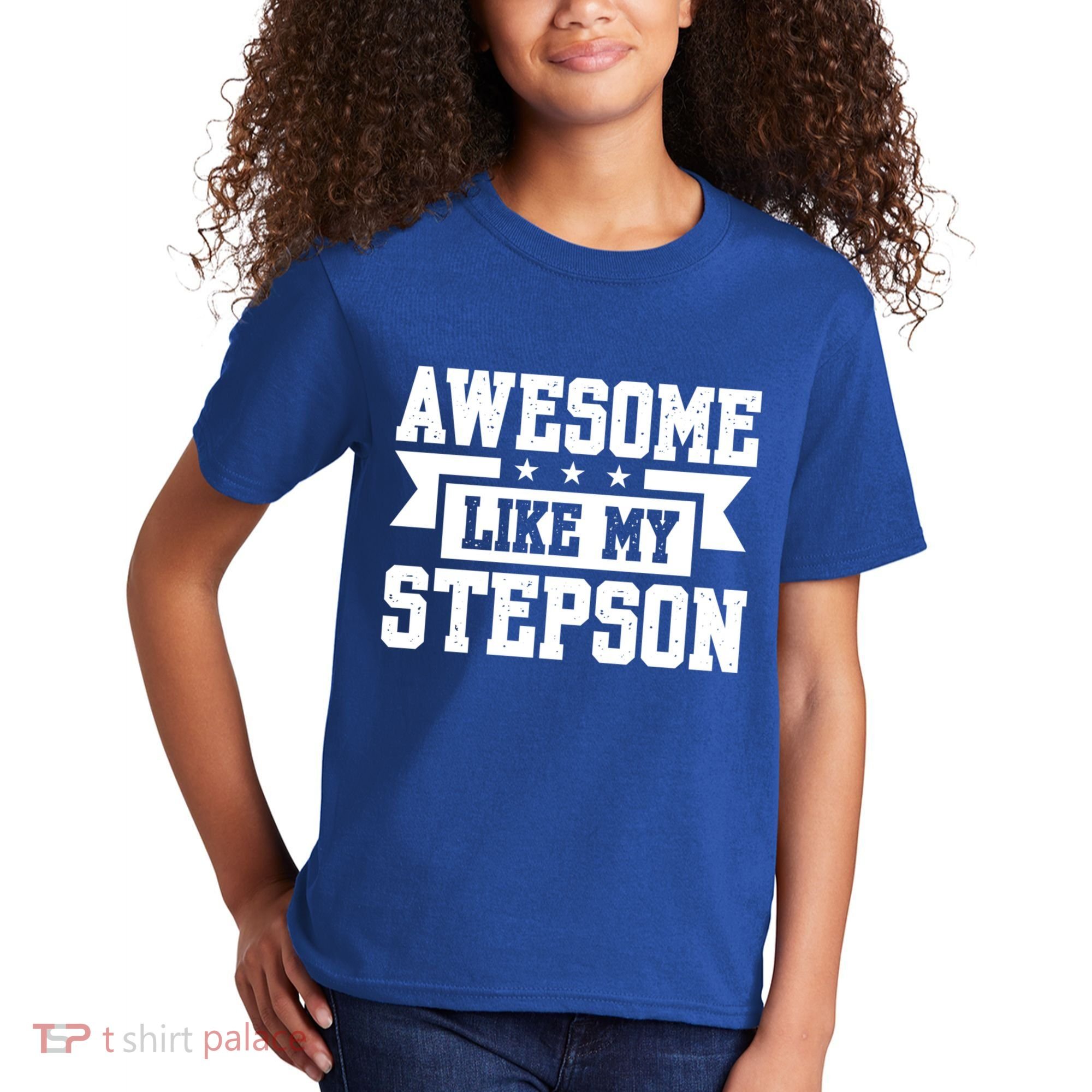 Awesome Like My Stepson Bonus Dad Gift Kids T-Shirt