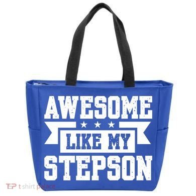 Awesome Like My Stepson Bonus Dad Gift Tote Bag
