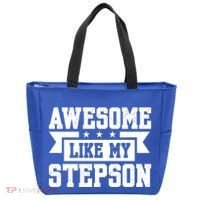 Awesome Like My Stepson Bonus Dad Gift Tote Bag thumb 0