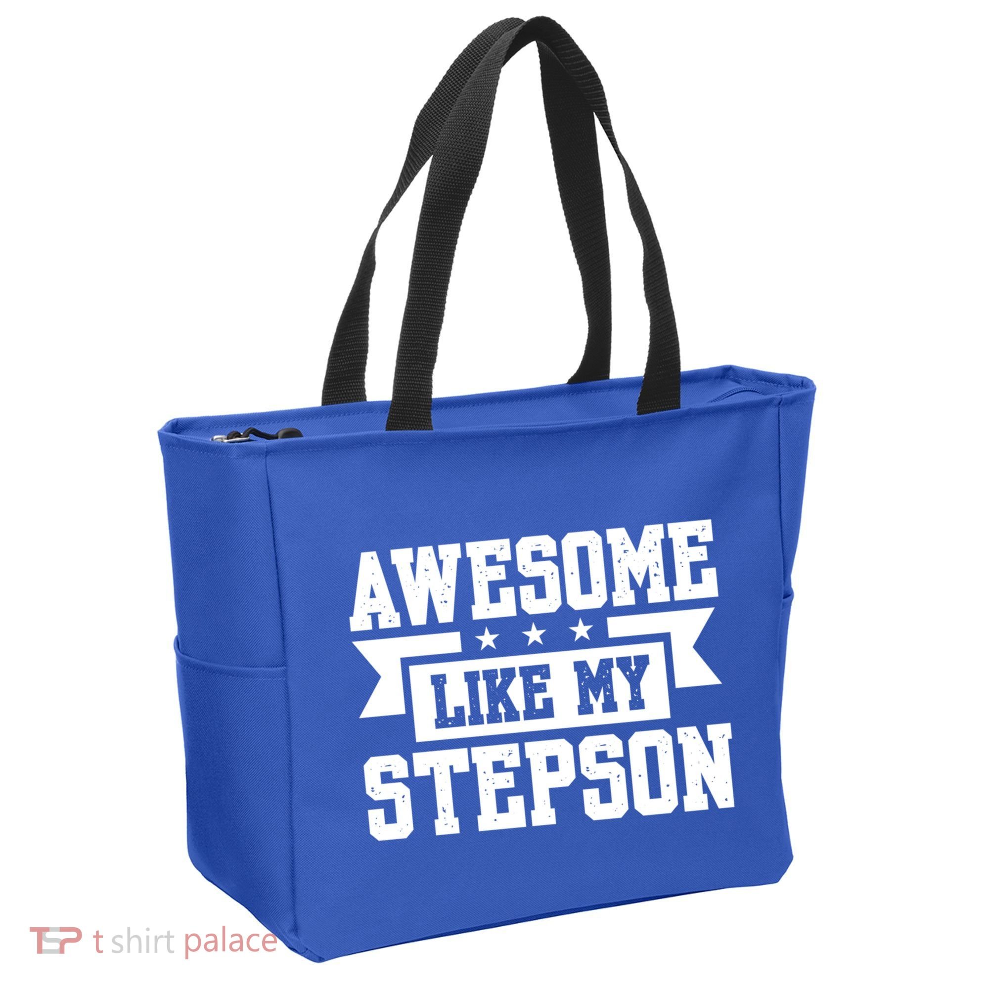 Awesome Like My Stepson Bonus Dad Gift Tote Bag