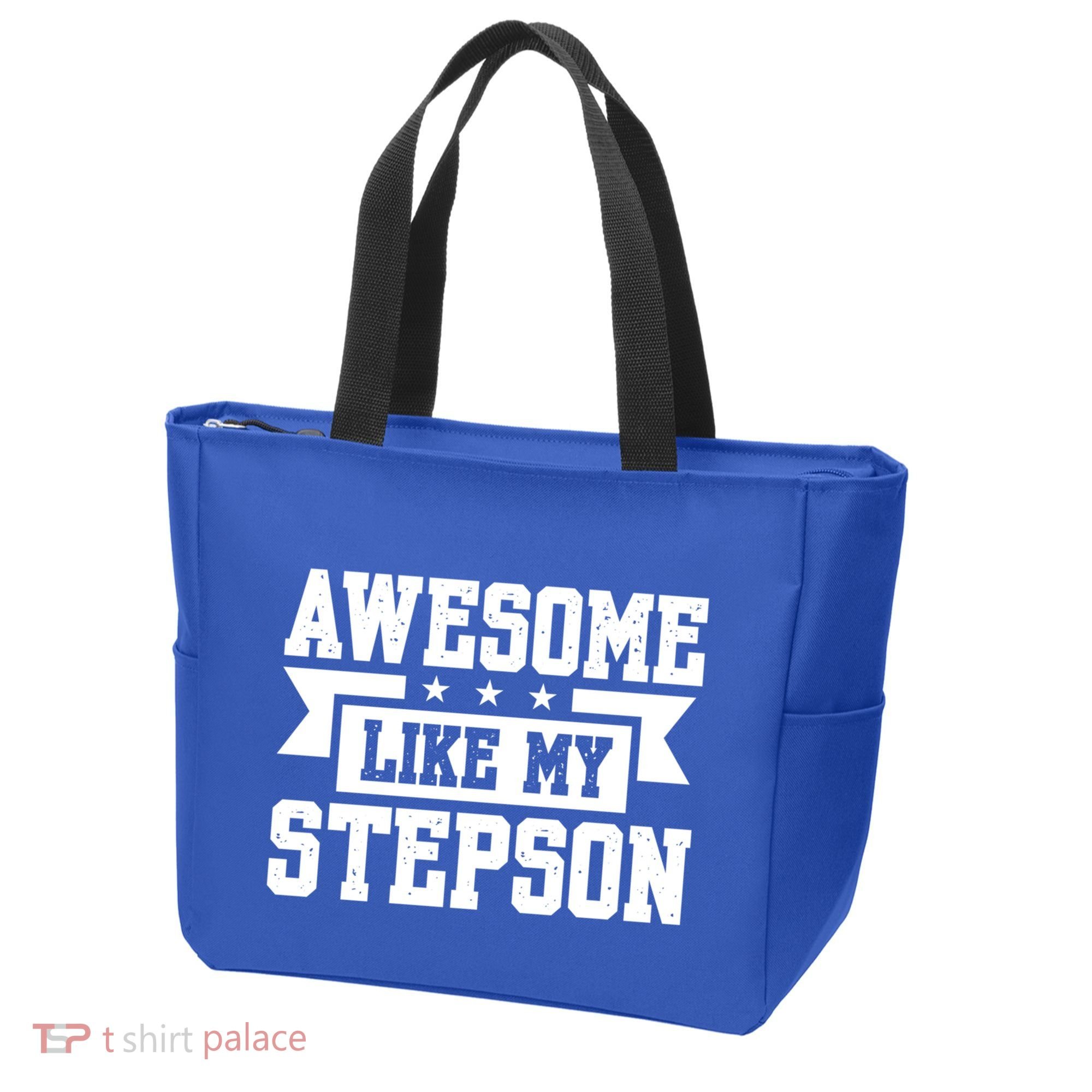 Awesome Like My Stepson Bonus Dad Gift Tote Bag