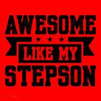 Awesome Like My Stepson Bonus Dad Gift Santa Hat thumb 1