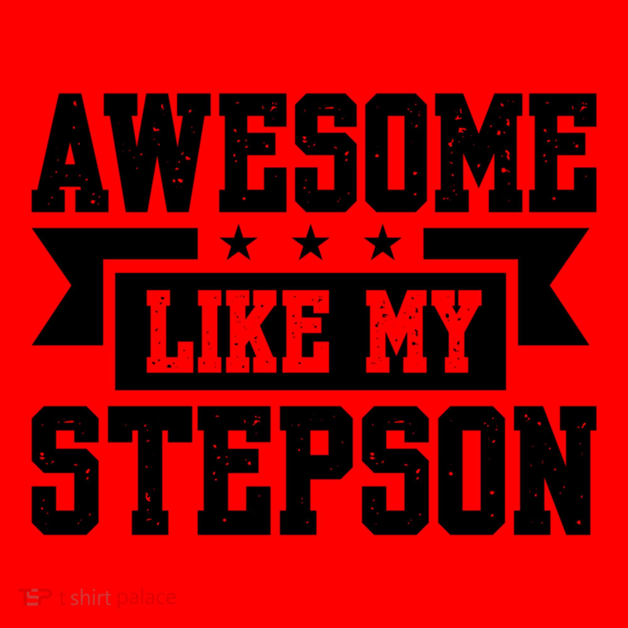 Awesome Like My Stepson Bonus Dad Gift Santa Hat
