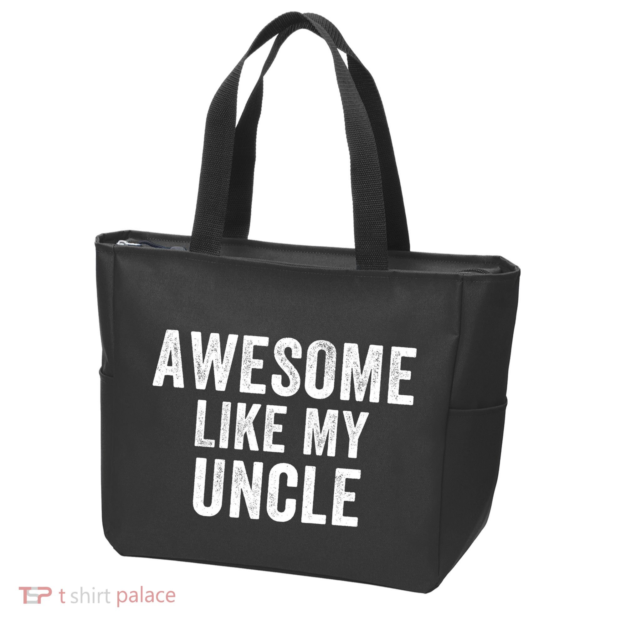 Awesome Like My Uncle Funny Uncle Jokes Uncle Humor Best Uncle Ever Cool Uncle Tote Bag