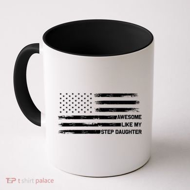 Awesome Like My Step Daughter Fathers Day Dad Joke Coffee Mug
