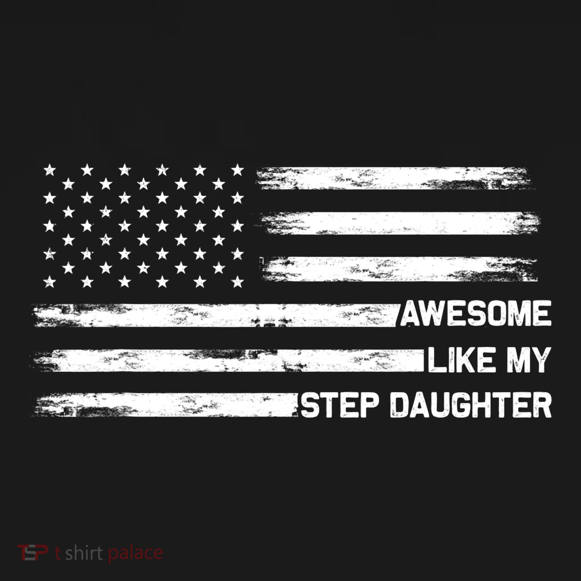 Awesome Like My Step Daughter Fathers Day Dad Joke Women's Hoodie
