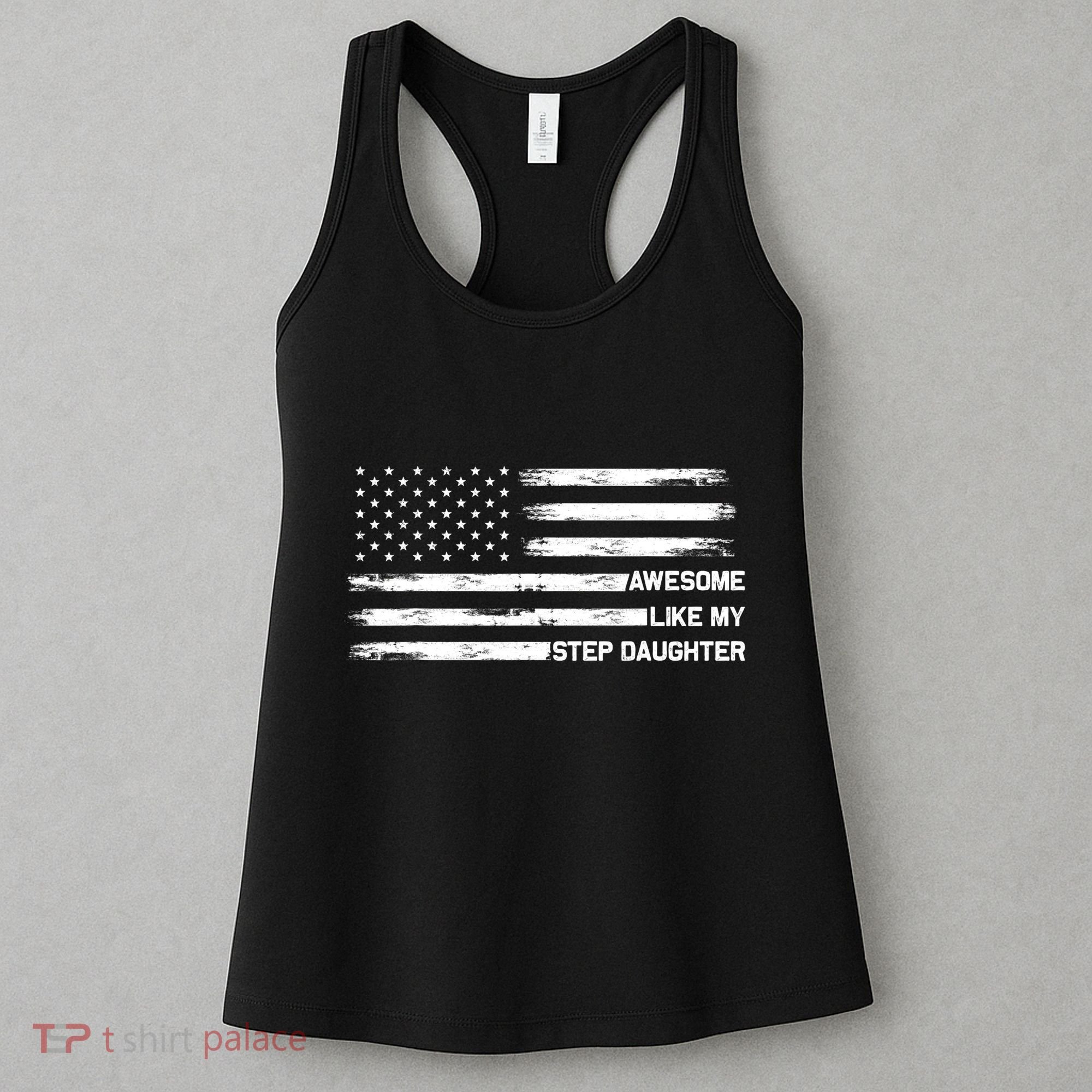Awesome Like My Step Daughter Fathers Day Dad Joke Women's Tank Top