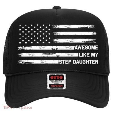 Awesome Like My Step Daughter Fathers Day Dad Joke Hat