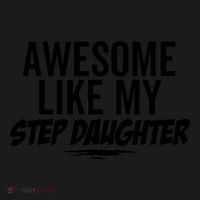 Awesome Like My Step Daughter Funny Sarcastic Joke Birthday Coaster thumb 2
