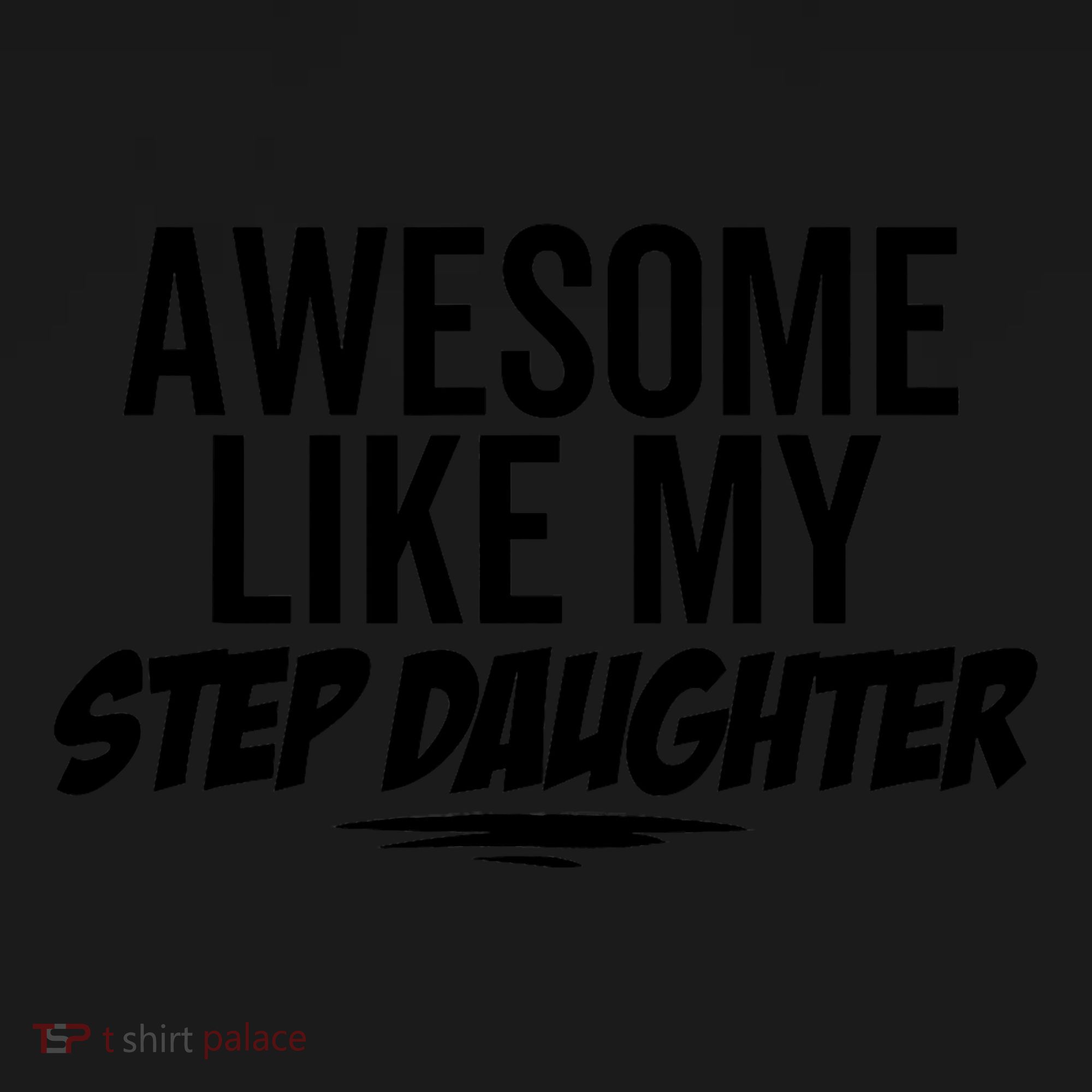 Awesome Like My Step Daughter Funny Sarcastic Joke Birthday Coaster