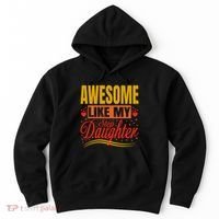 Awesome Like My Step Daughter Stepdad & Stepmom FatherS Day Hoodie thumb 0