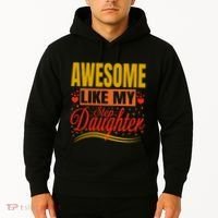 Awesome Like My Step Daughter Stepdad & Stepmom FatherS Day Hoodie thumb 2
